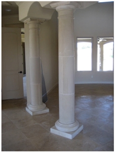 Architectural Ppre Cast Stone Collumns