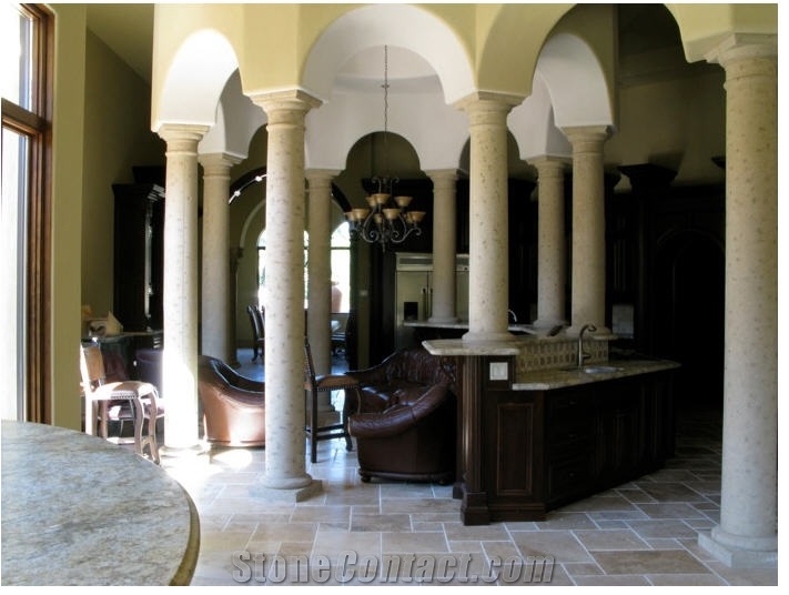 Architectural Ppre Cast Stone Collumns