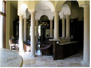 Architectural Ppre Cast Stone Collumns
