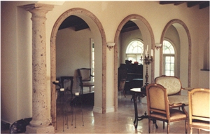 Casamayor Arches, Cantera Crema Beige Crema Cantera Stone Arches