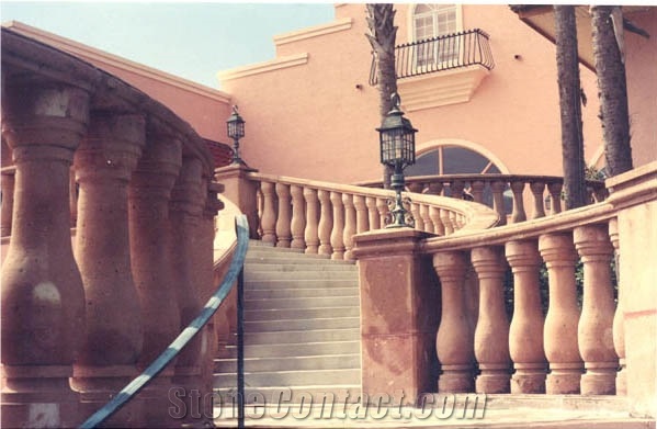 Ocala Balustrades, Gris Dothi Beige Sandstone Balustrades