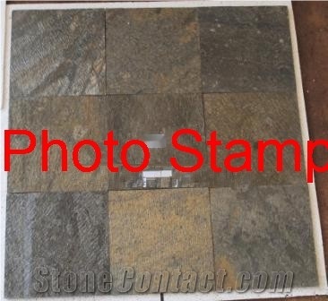 Jak Black Slate Stone Tiles, India Black Slate