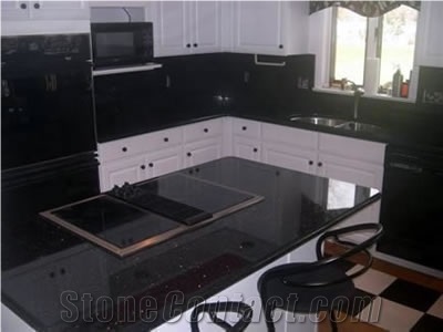 Black Galaxy Granite Countertop