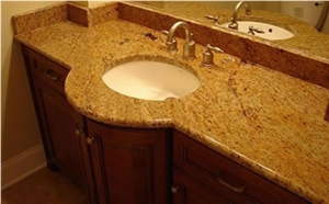 Kashmir Gold Granite Bath Top, Kashmir Gold Yellow Granite Bath Top
