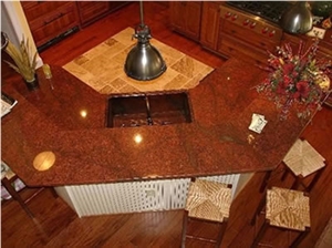 Red Dragon Granite Kitchen Top