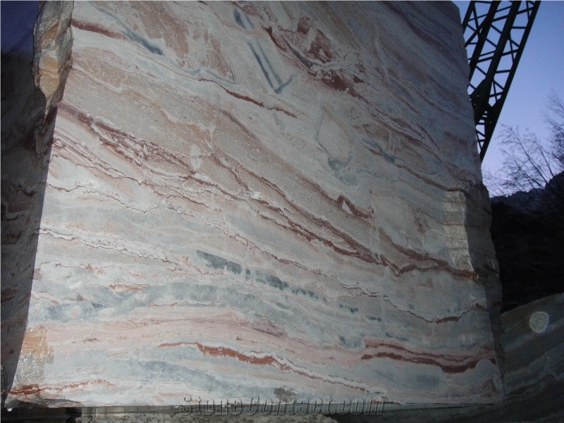Arabescato Orobico Marble Block