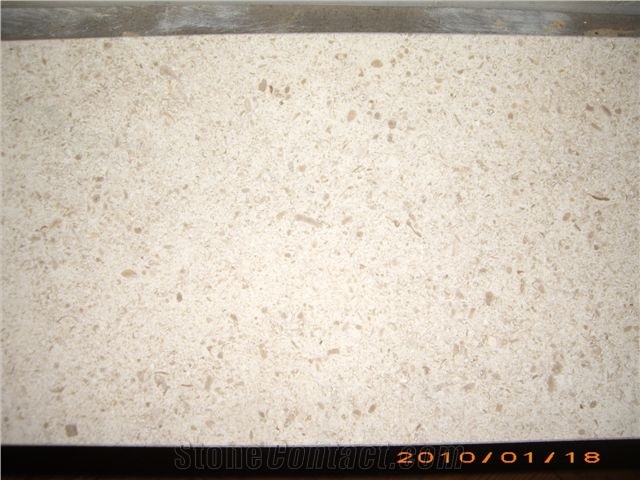 Caliza Creme Fatima Slabs, Creme Fatima Limestone Slabs