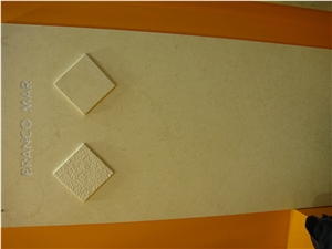 Semi Rijo Branco Do Mar Limestone Slabs, Portugal Beige Limestone