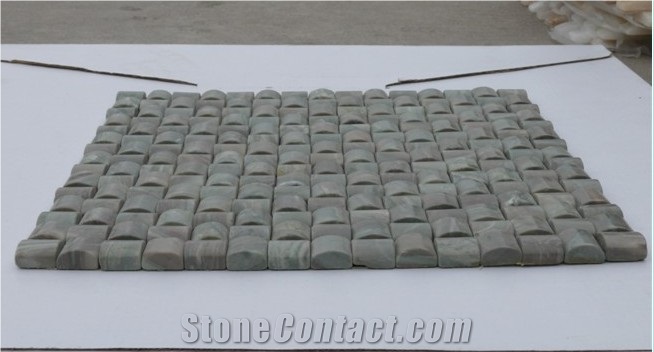 Chinese Beautiful Mosaic, Green Marble Mosaic