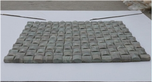 Chinese Beautiful Mosaic, Green Marble Mosaic