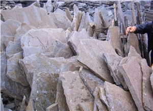 Golden Quartzite Irregular Tiles, Quartzite Flagstone, Random Stone