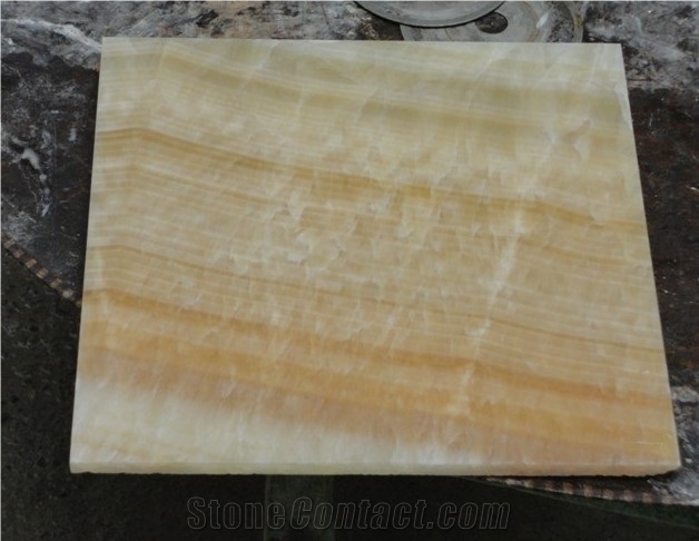 Honey Onyx Cheap Basketweave Mosaic, Yellow Onyx Basketweave Mosaic