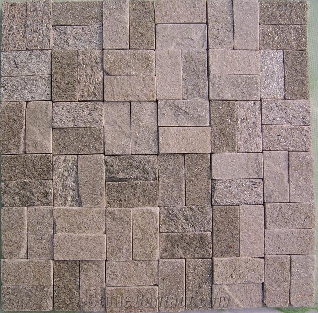 Pink Quartzite Mosaic