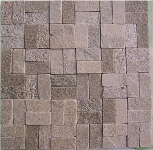 Pink Quartzite Mosaic