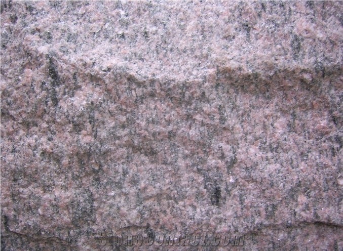 Rose Red Quartzite Tile Split Face, China Red Quartzite