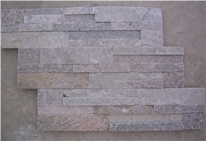 Stack Panel, Pink Quartz Tiles