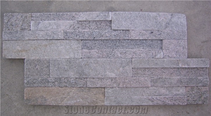 Stack Panel, Pink Quartz Tiles