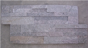 Stack Panel, Pink Quartz Tiles