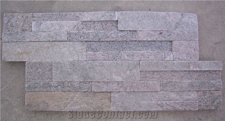 Stack Panel, Pink Quartz Tiles