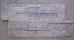 Stack Panel, Pink Quartz Tiles