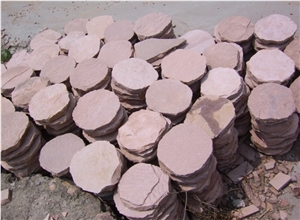 Pink Sandstone Stepping Stones