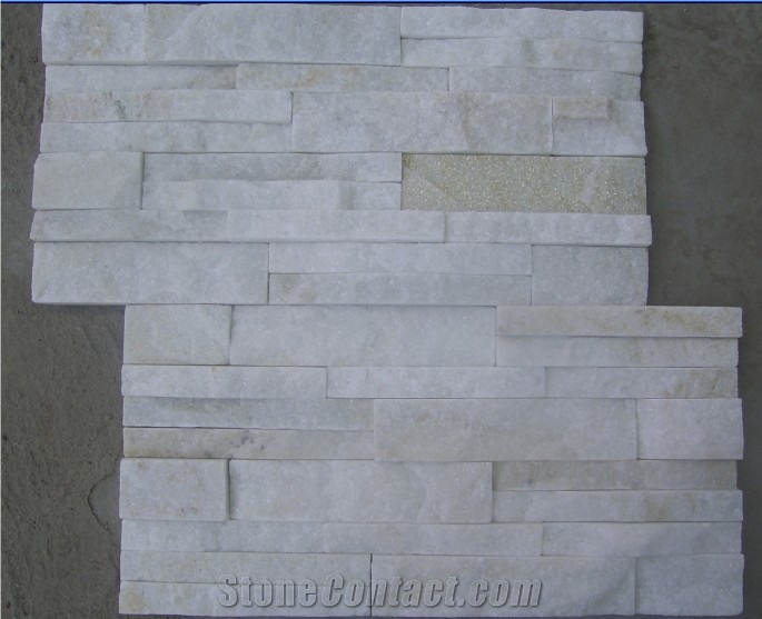 White Cultured Stone,white Quartzite Culture Stone