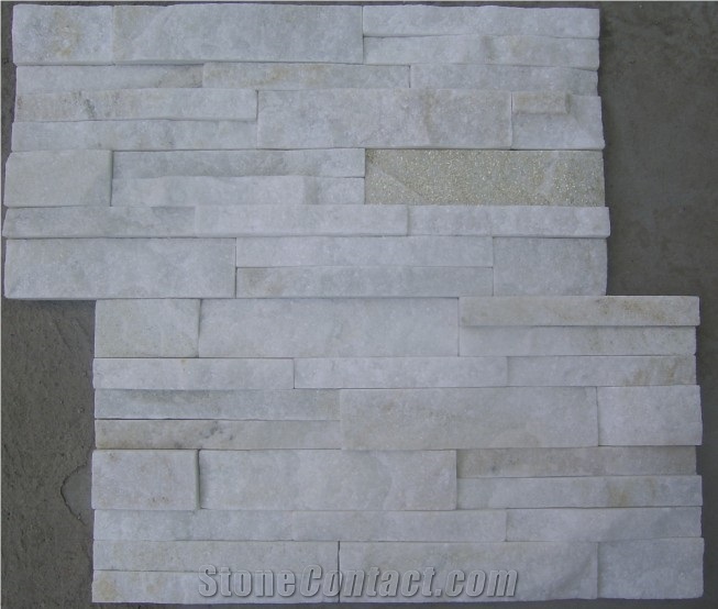 White Cultured Stone,white Quartzite Culture Stone