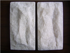 White Quartzite Mushroom Stone