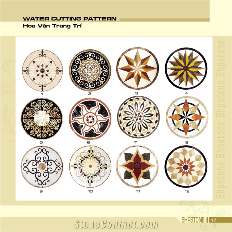 Waterjet Cutting Pattern, Medallions