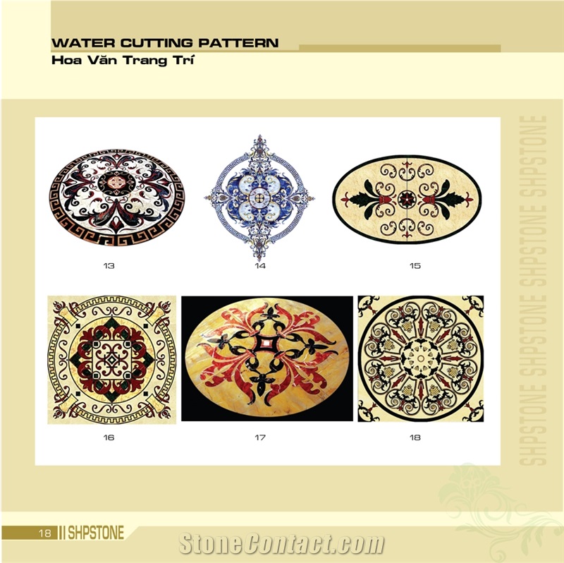 Waterjet Cutting Pattern, Medallions