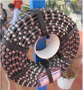 Rubber  Quarry Diamond Wire For Granite And Marble