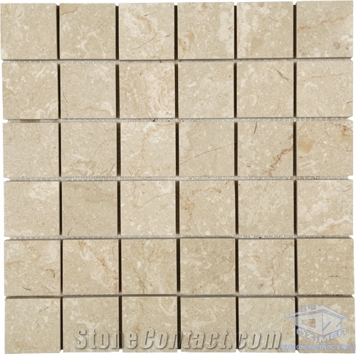 Crema Fiora Beige Marble Mosaic