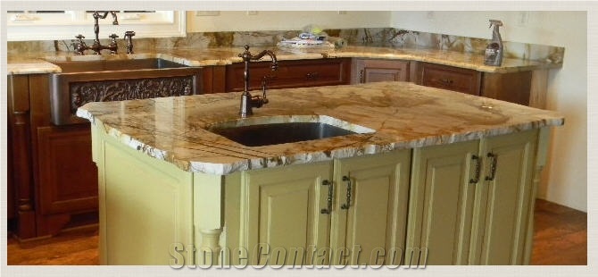 Kitchen Design and Remodeling, Yellow Granite Kitchen Design