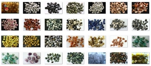 Semi-Precious Stone Pebbles Semi-Precious Stone Pebbles