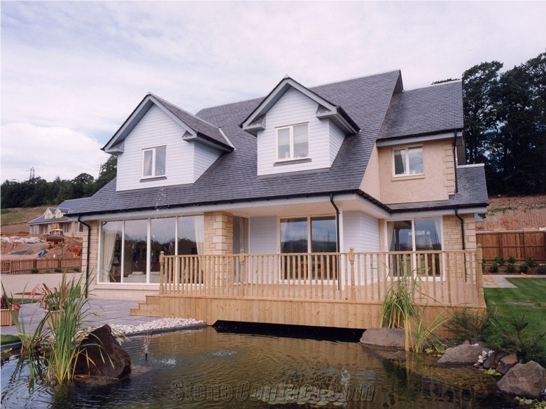 SSQ Ultra Heavy Matacouta Blue-black Slate Roof Ti