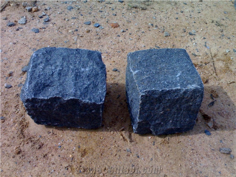 Kandla Grey Cobbles or Pavage or Pavers Sandstone Cobbles