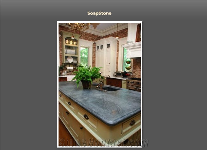 Alberene Grey Soapstone Countertop