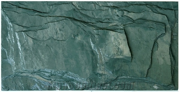 Mushroom Slate, Na Green Slate Mushroom Stone