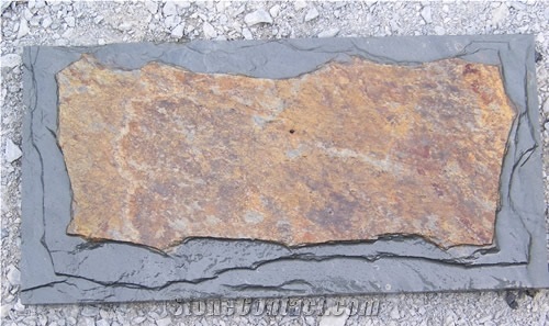 Mushroom Slate, Na Green Slate Mushroom Stone