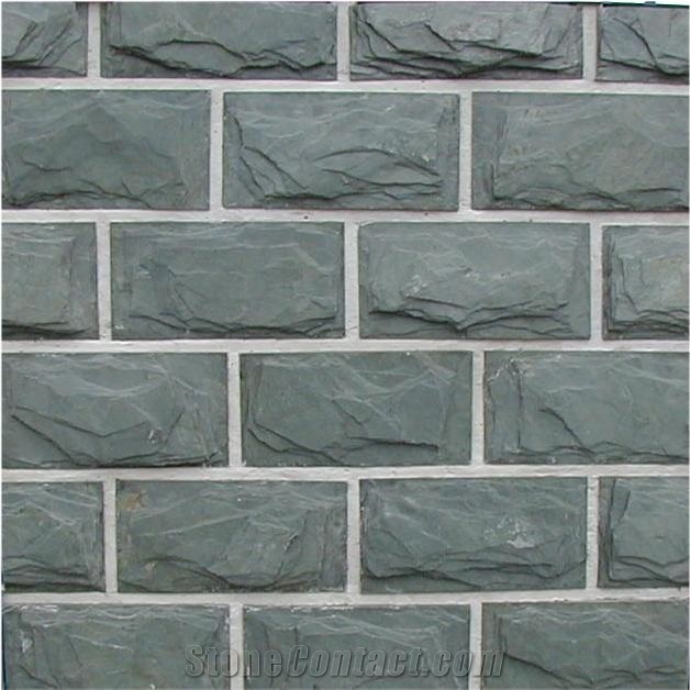 Mushroom Slate, Na Green Slate Mushroom Stone