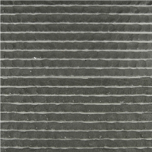Inca Gray Chiseled Wall Cladding, China Grey Basalt Slabs & Tiles