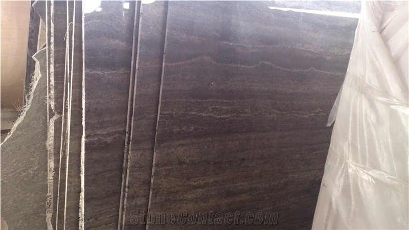 Kashan Silver Travertine Slab, Persian Silver Travertine Slabs