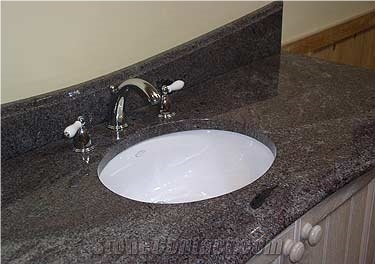 Countertops, Black Bath Countertop