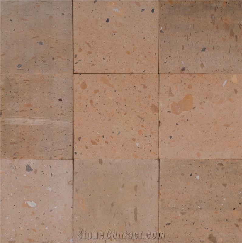 Naranja Cantera Sawn Cut Floor Tiles