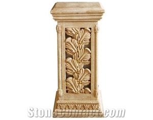Yellow Sandstone Gate Post