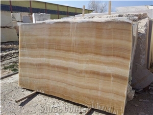 Honey Onyx Slabs, Turkey Yellow Onyx