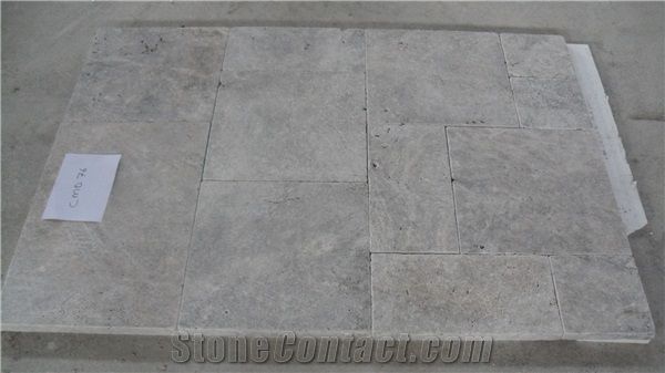 Silver Travertine Pattern, Turkey Grey Travertine