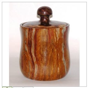Multi Onyx Medium Canister, Multicolor Red Onyx Kitchen Accessories