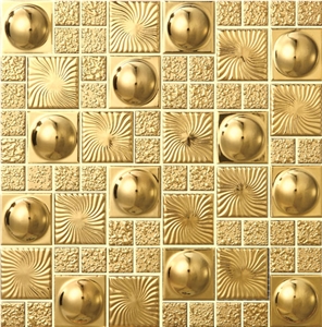 Bathroom Porcelain Titanium Mosaic Tile