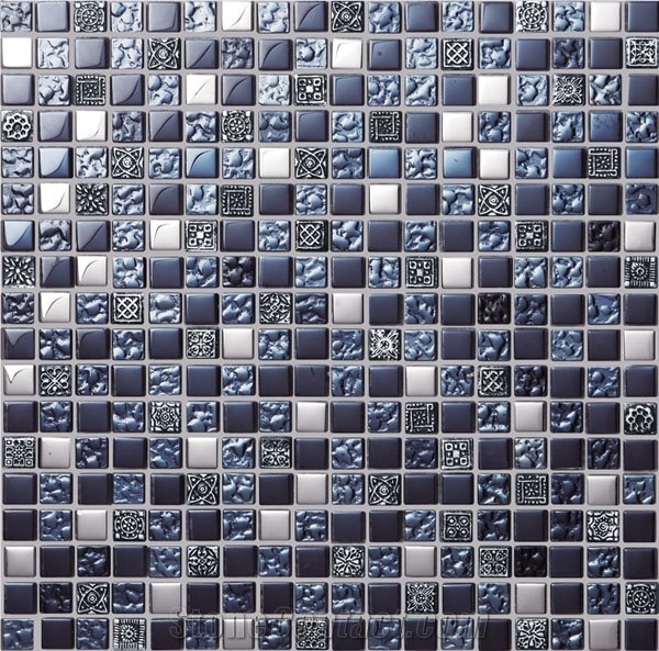 Mini Feature Wall Glass Mosaic Tile